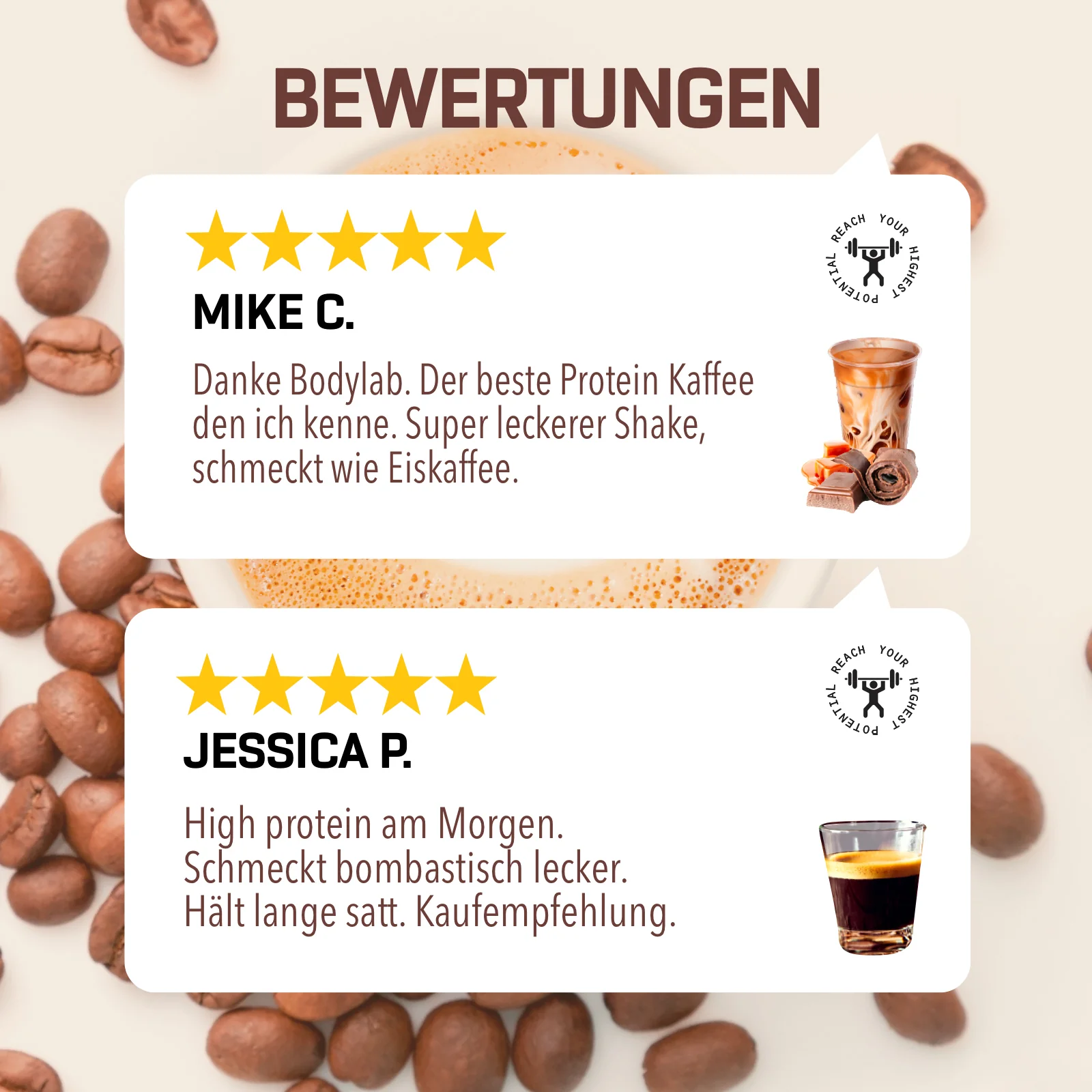 2 x Protein Coffee (1000g) - Image 8
