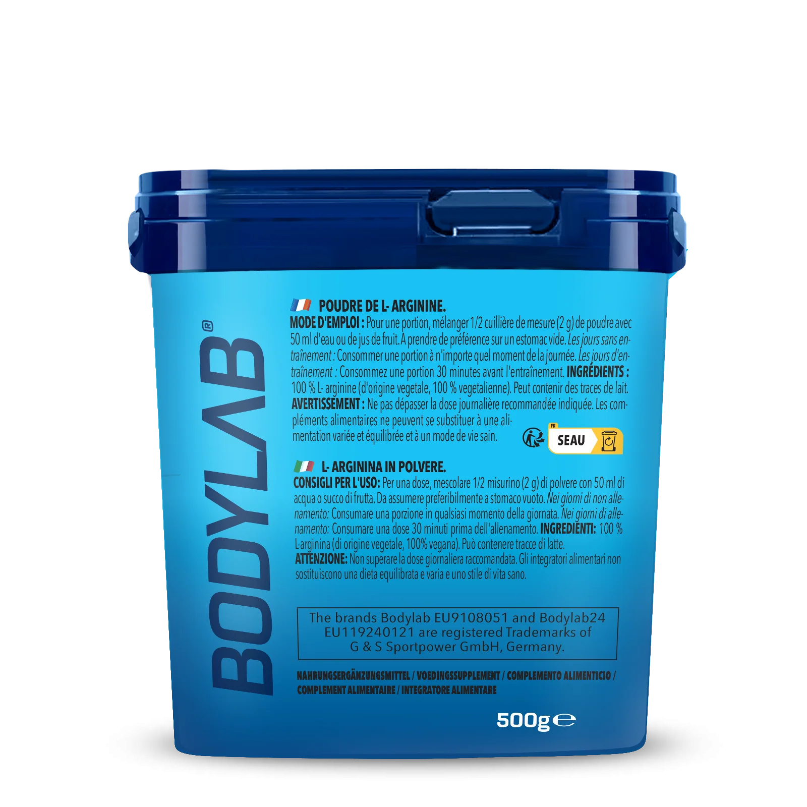 3 x Arginine Powder (je 500g) - Image 4