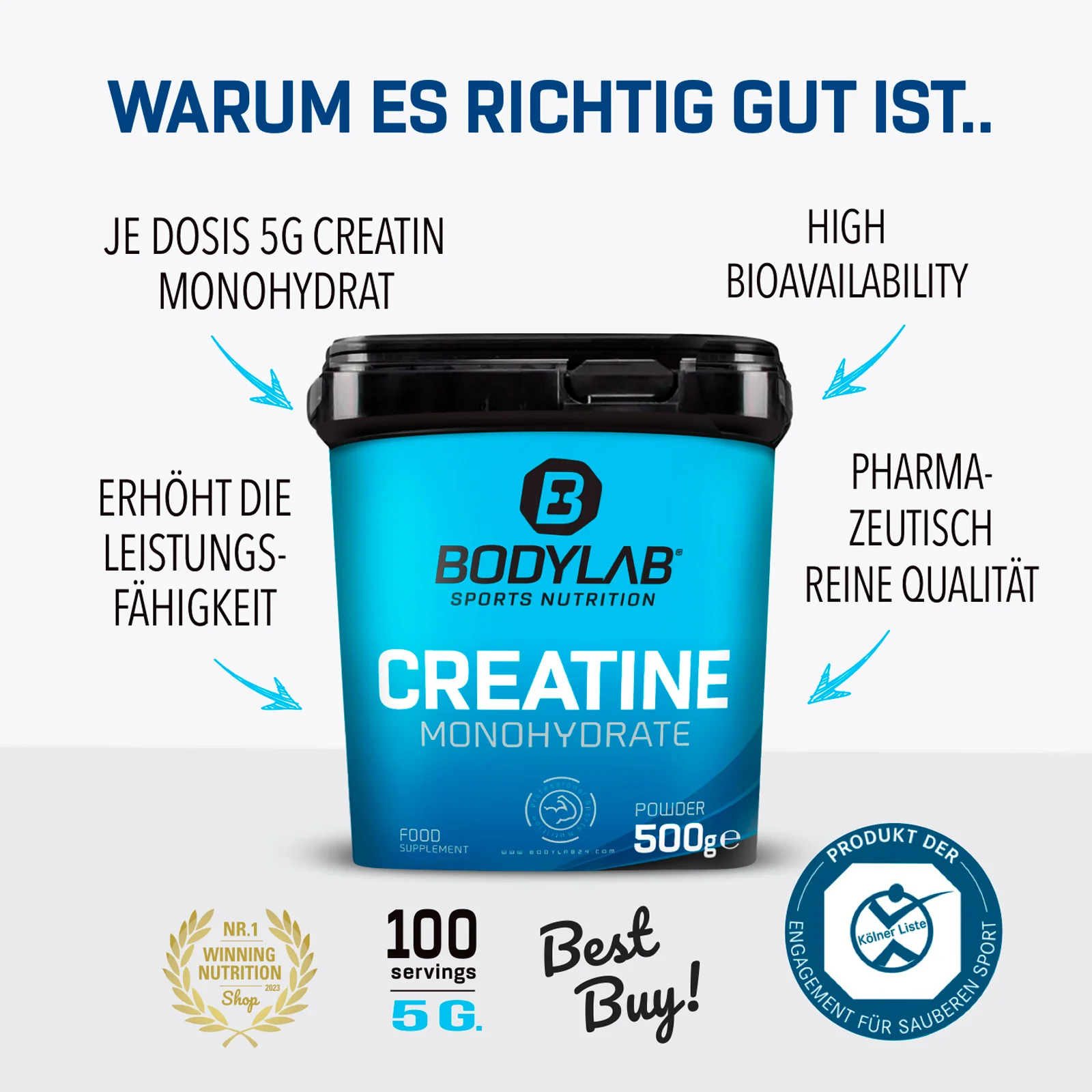 Creatine Powder (500g) - Image 5