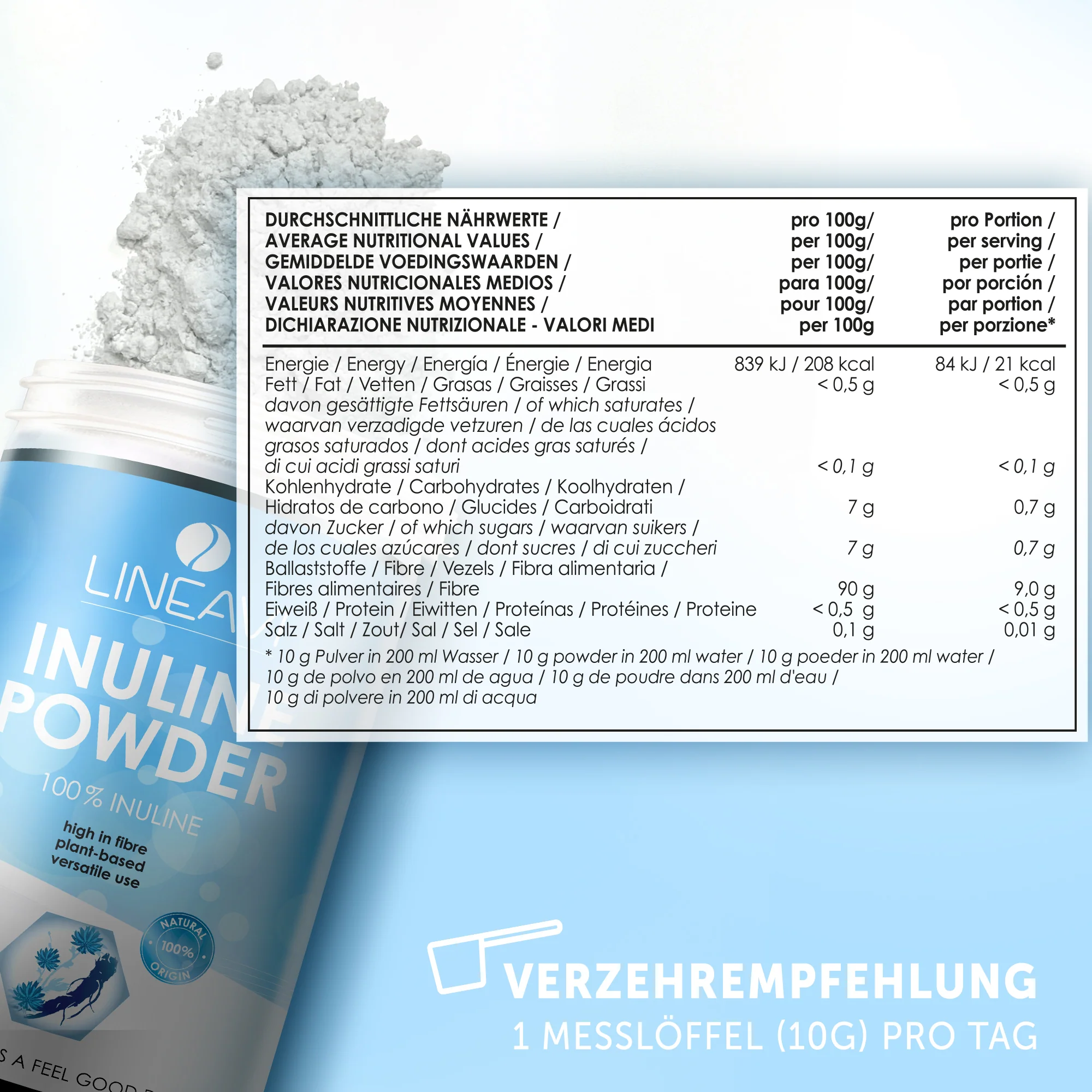 Inulinpulver (500g) - Image 4