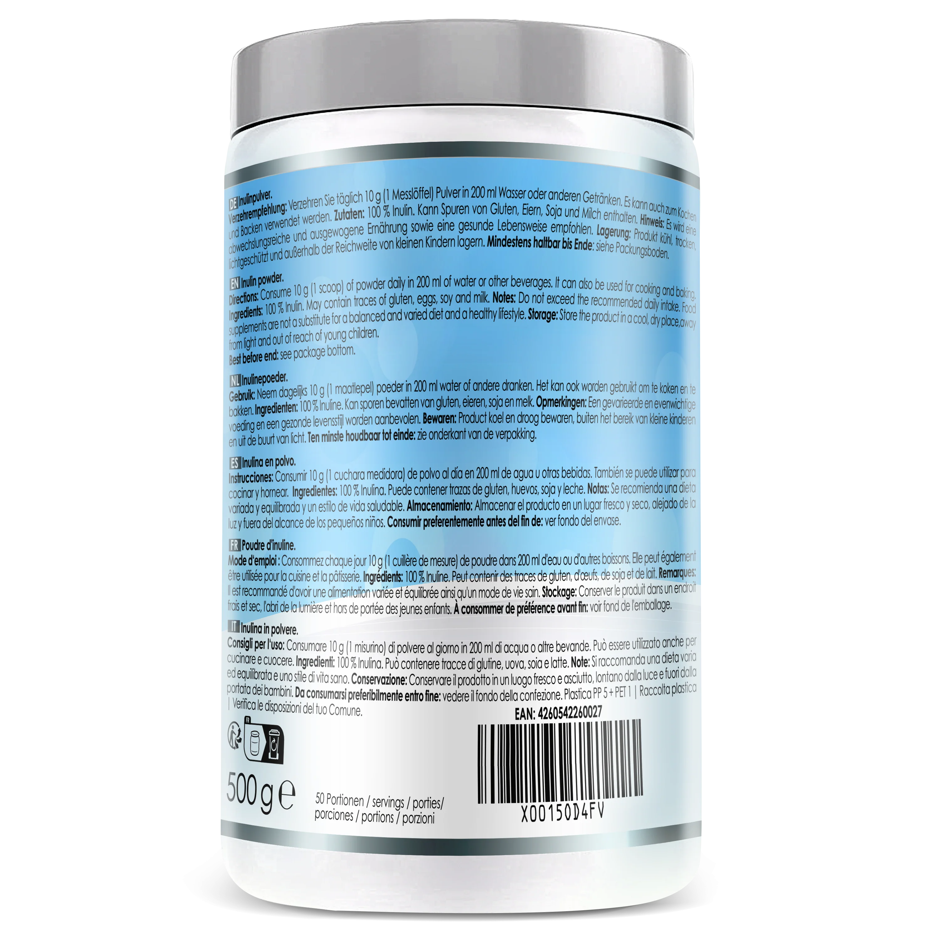 Inulinpulver (500g) - Image 7