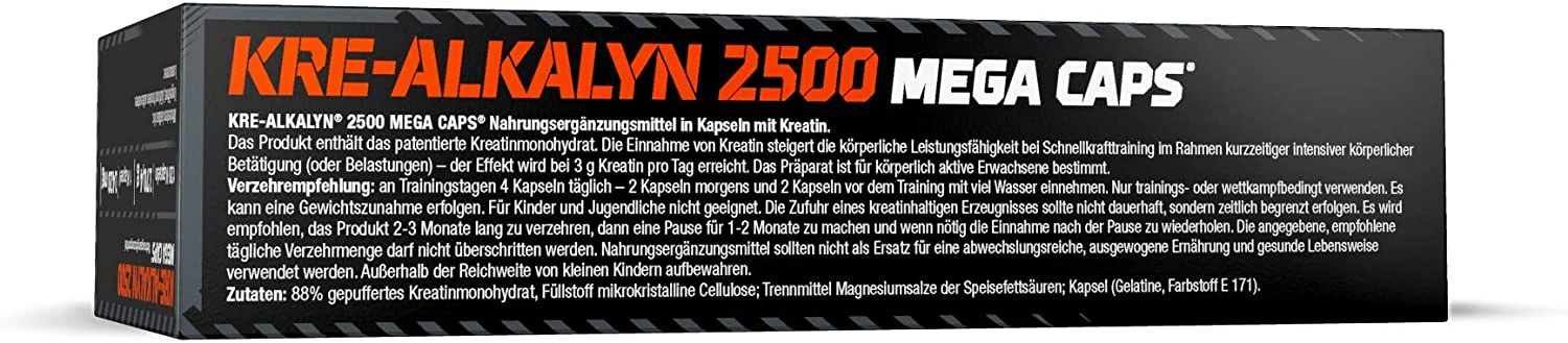 Kre Alkalyn 2500 Mega Caps (120 Kapseln) - Image 4