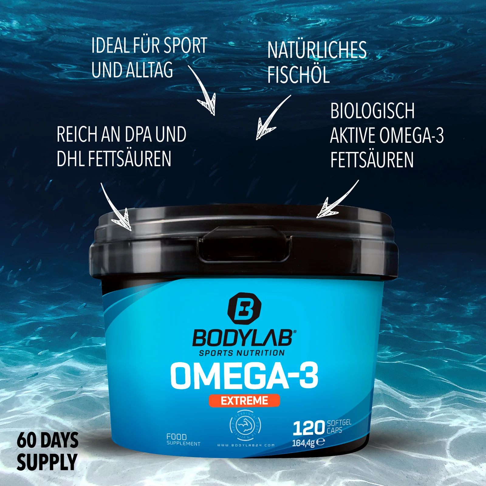Omega-3 Extreme (120 Kapseln) - Image 3