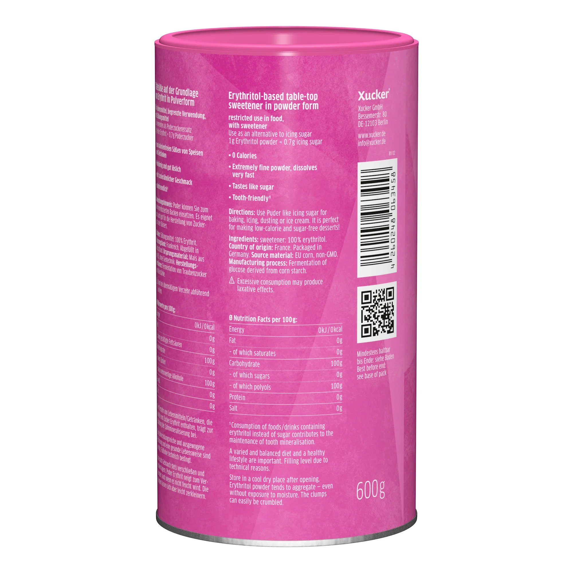 Puder Xucker aus Erythrit (600g) - Image 3