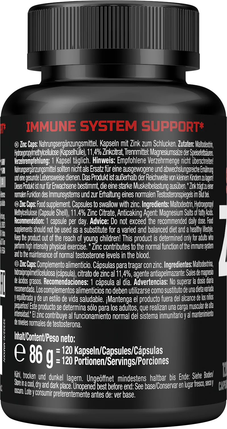 Zinc Strong Caps (120 Kapseln) - Image 3